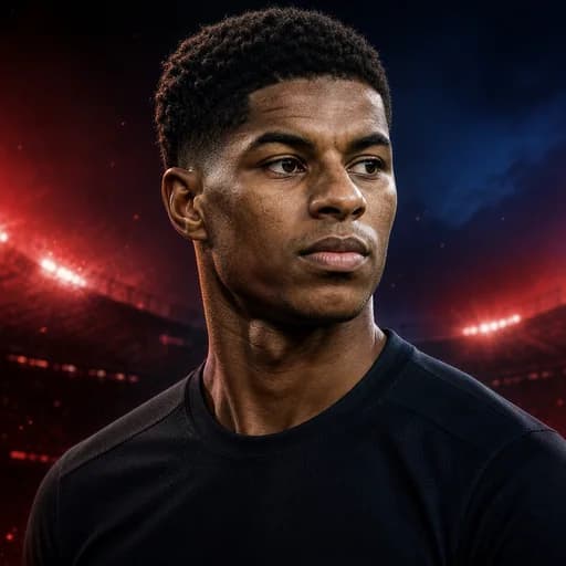 KI-Porträt von Marcus Rashford