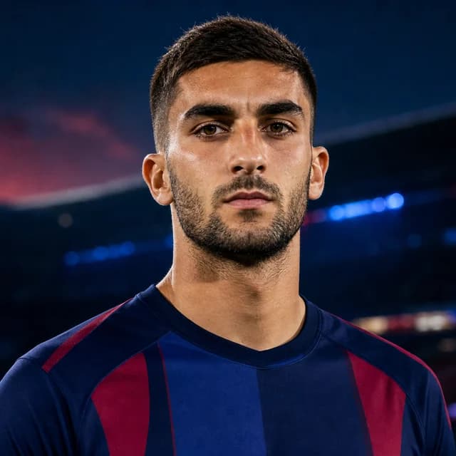 Ritratto realizzato con IA di Ferran Torres