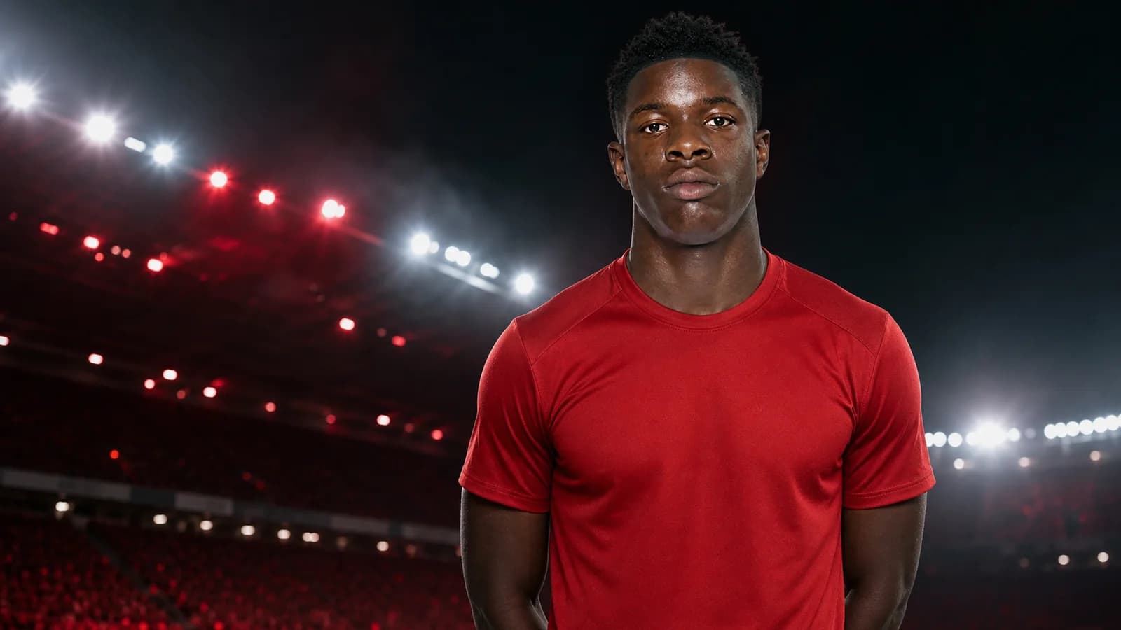 KI-Illustration zur Transfermeldung über Bastian Assomo und FC Bayern München