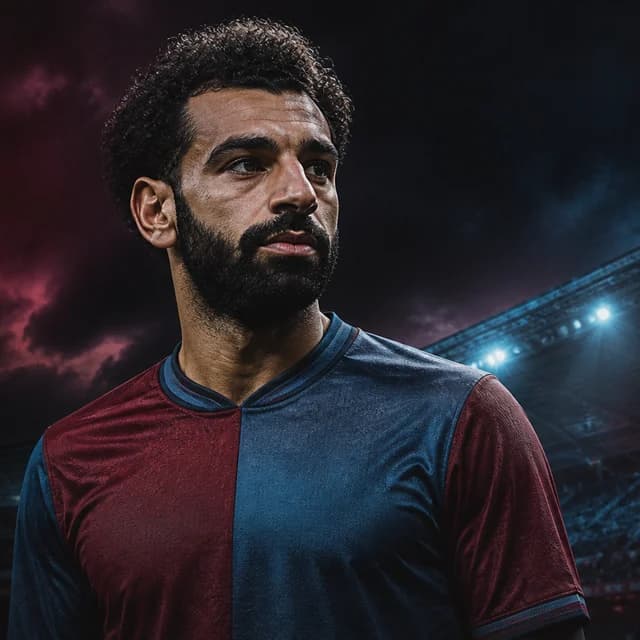 KI-Porträt von Mohamed Salah
