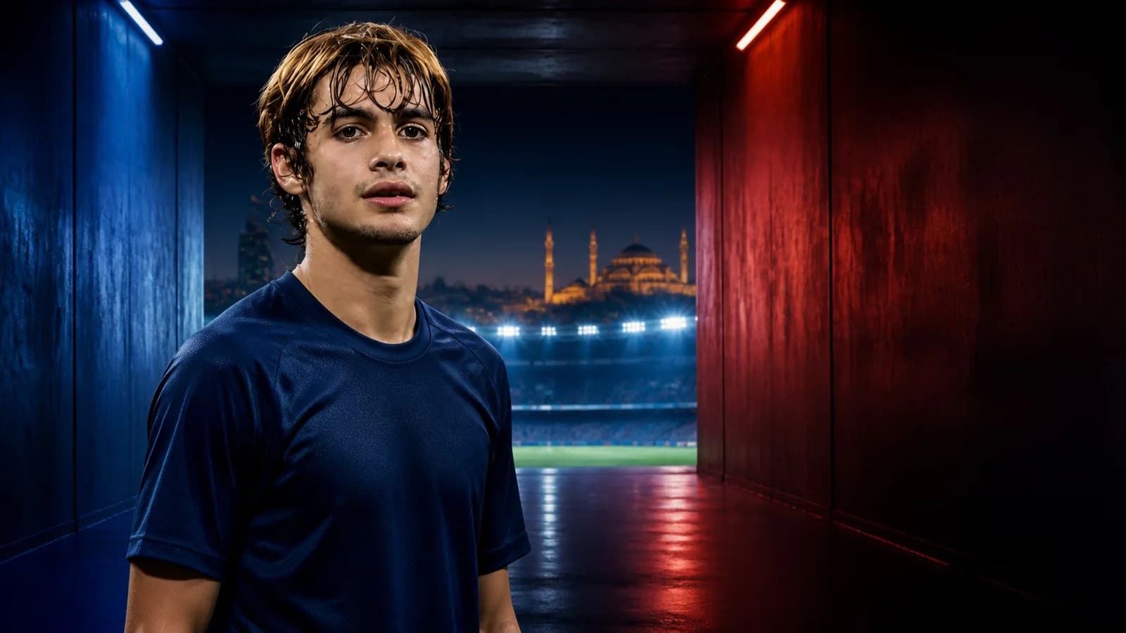 KI-Illustration zur Transfermeldung über Rodrigo Mora und Galatasaray Istanbul