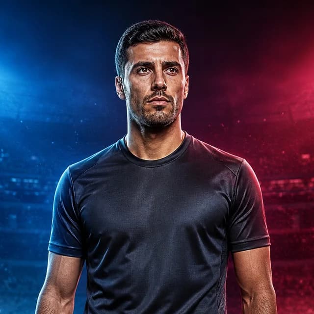 Ritratto realizzato con IA di Rodri
