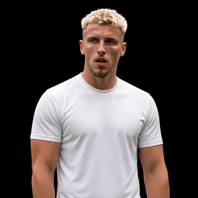 AI-generated portrait of Ermedin Demirović
