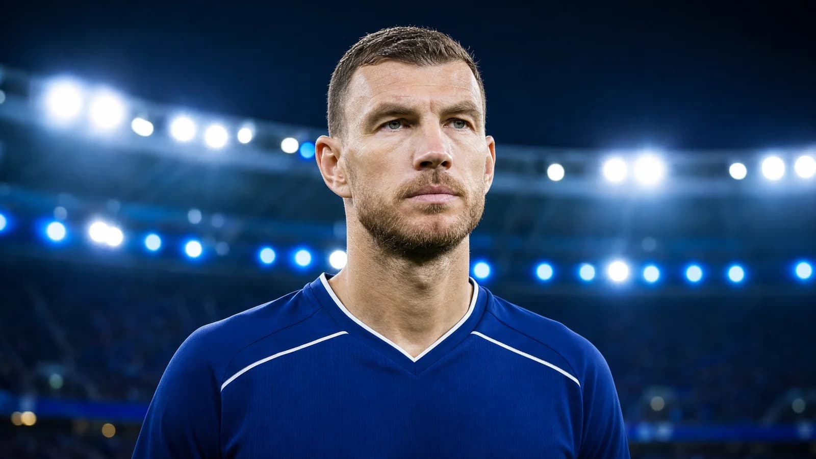 Edin Džeko ve FC Schalke 04 transfer haberi için yapay zekâyla oluşturulmuş illüstrasyon