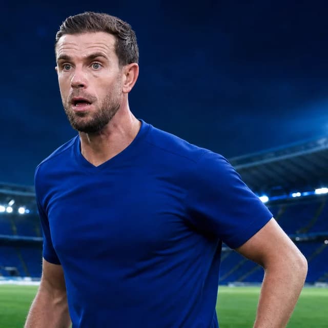 Ritratto realizzato con IA di Jordan Henderson