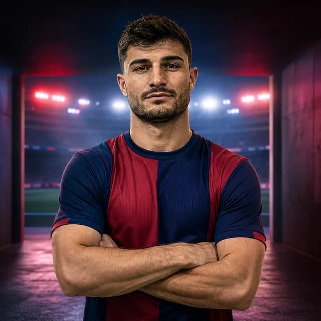 AI-generated portrait of Riccardo Orsolini