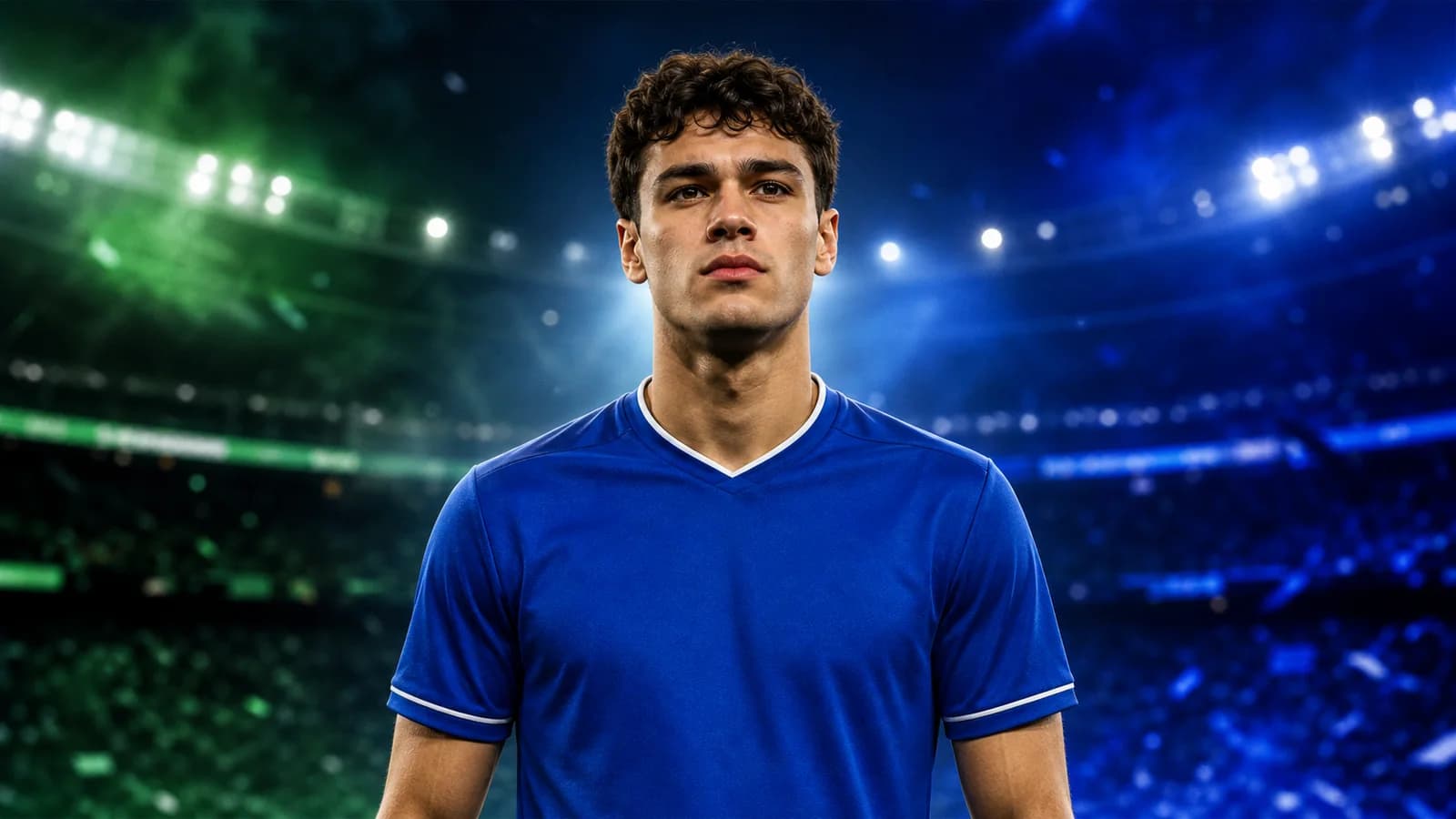 Illustrazione realizzata con IA per la notizia di mercato su Giovanni Reyna e RC Strasbourg