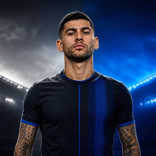 AI-generated portrait of Cristian Romero