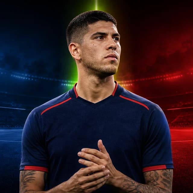 Ritratto realizzato con IA di Exequiel Palacios
