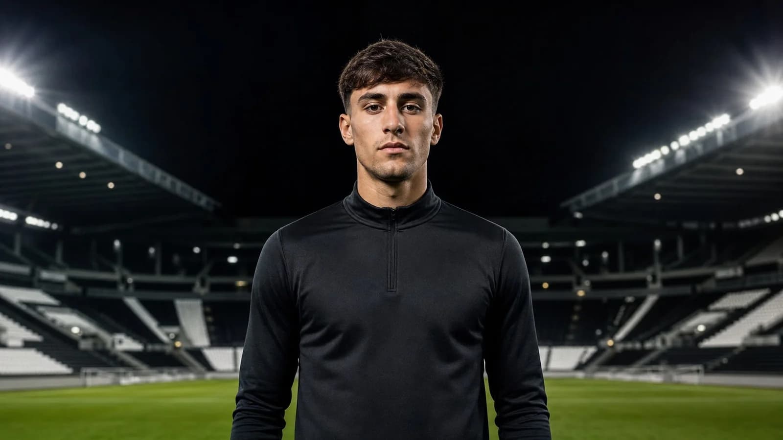 KI-Illustration zur Transfermeldung über Nico González und Newcastle United