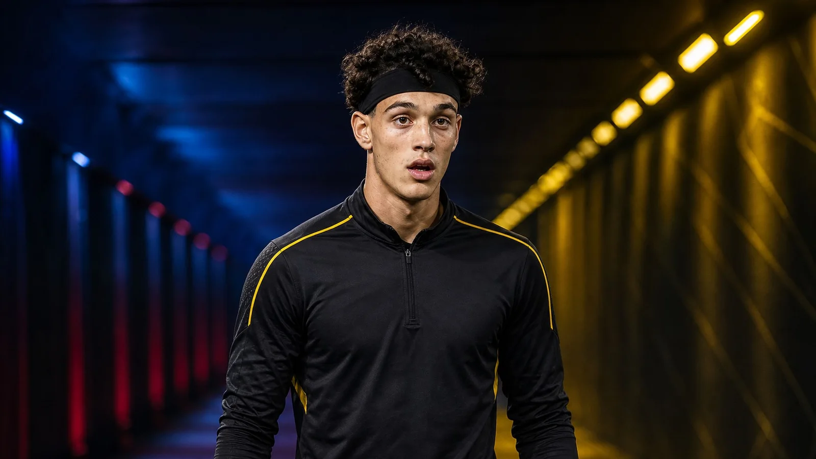 Illustrazione realizzata con IA per la notizia di mercato su Héctor Fort e Borussia Dortmund