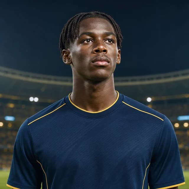 Ritratto realizzato con IA di Sidiki Chérif