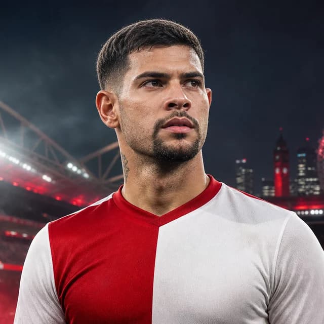 Bruno Guimarães için yapay zekâyla oluşturulmuş portre