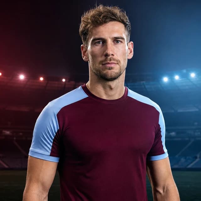 Ritratto realizzato con IA di Leon Goretzka