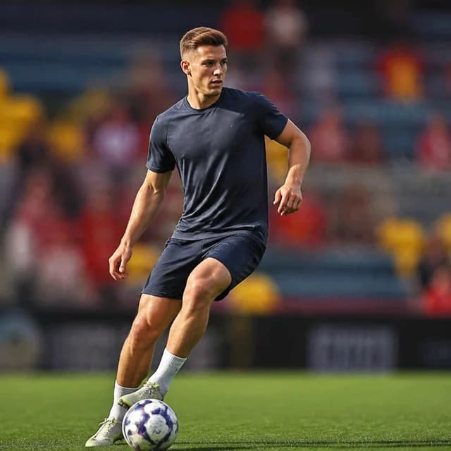 Alexander Sørloth için yapay zekâyla oluşturulmuş portre