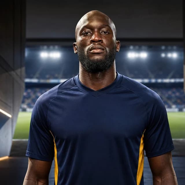KI-Porträt von Romelu Lukaku