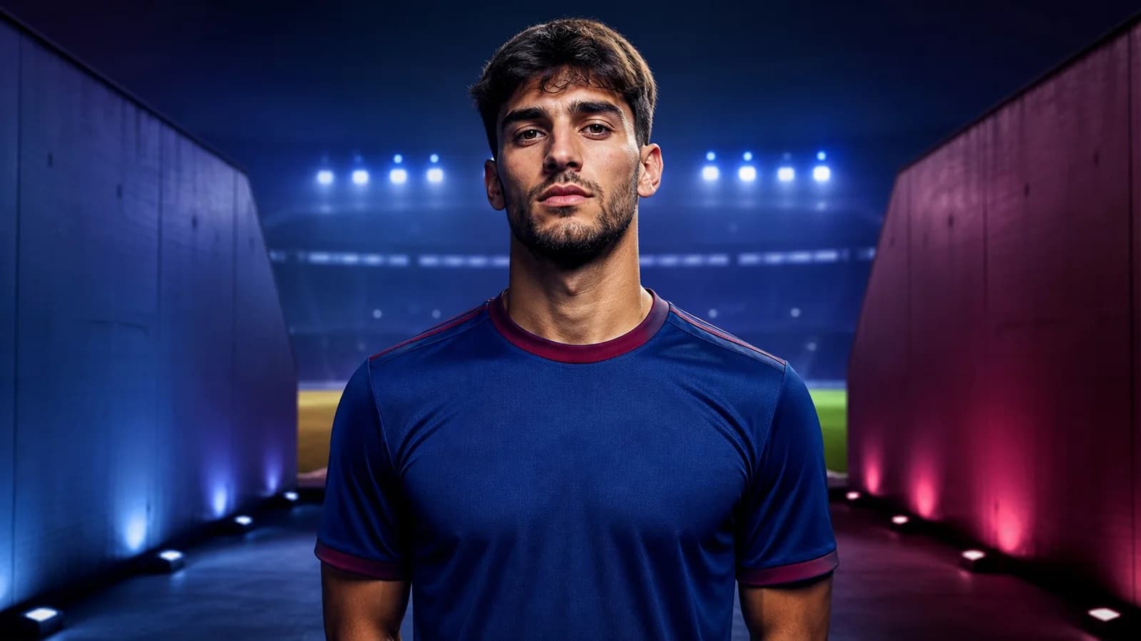 AI-generated illustration for the Matteo Ruggeri transfer story involving Aston Villa