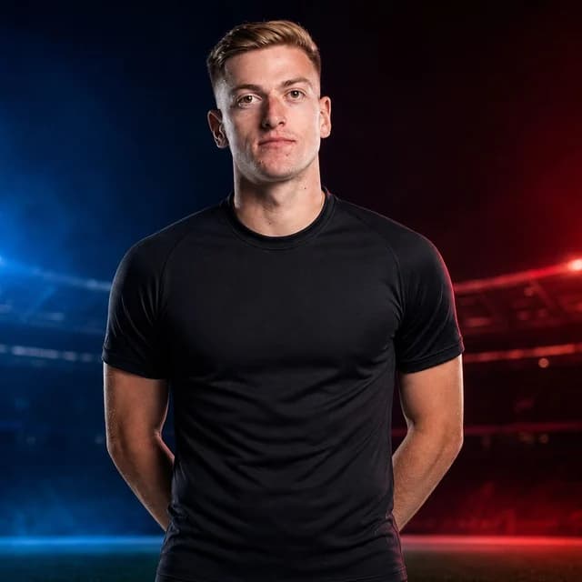 Liam Delap için yapay zekâyla oluşturulmuş portre