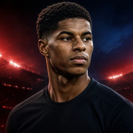 KI-Porträt von Marcus Rashford