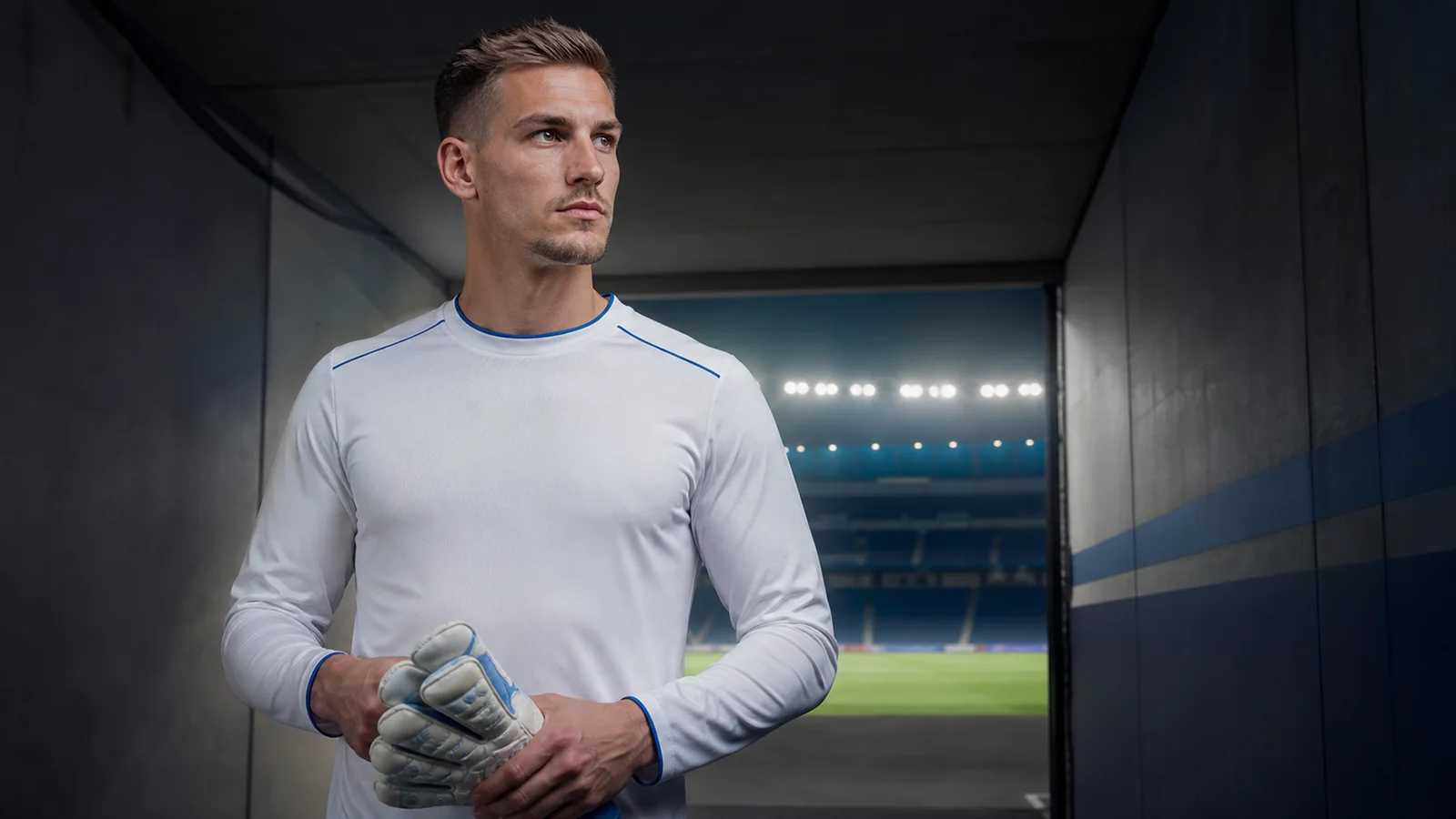 KI-Illustration zur Transfermeldung über Michael Zetterer und Leeds United
