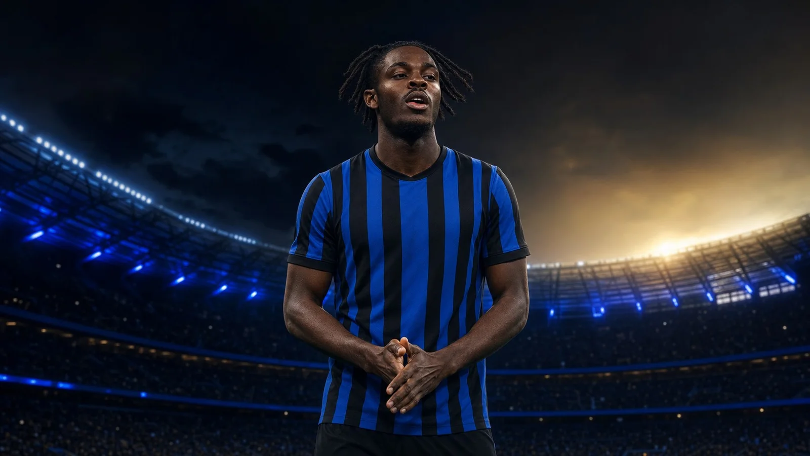 KI-Illustration zur Meldung über Yann-Aurel Bisseck und Inter Mailand
