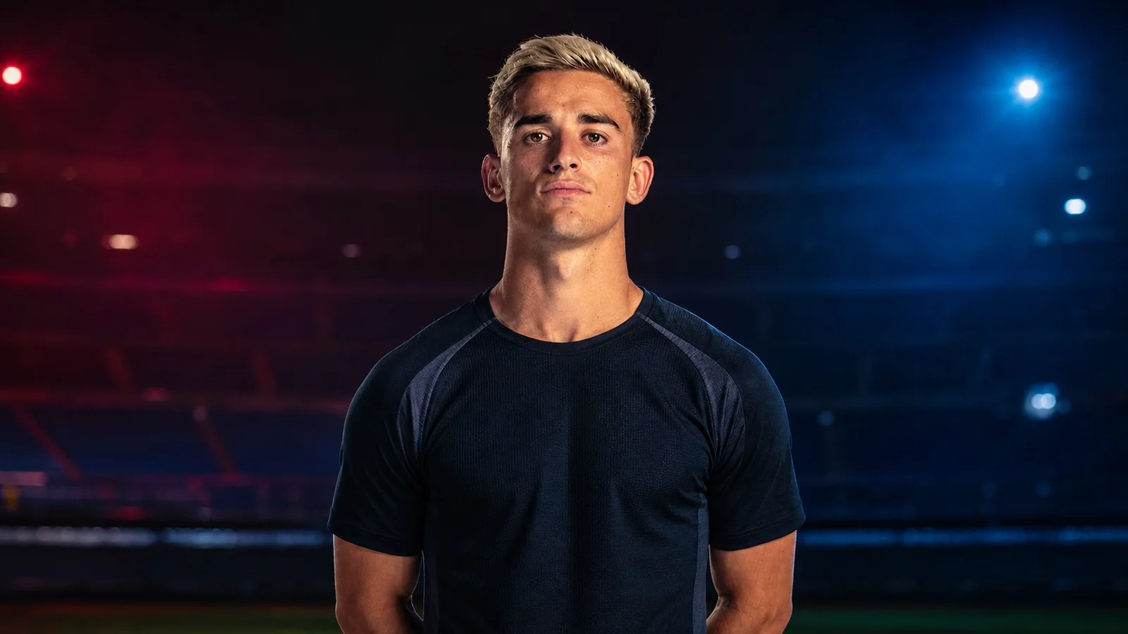 KI-Illustration zur Verletzungsmeldung über Gavi und FC Barcelona