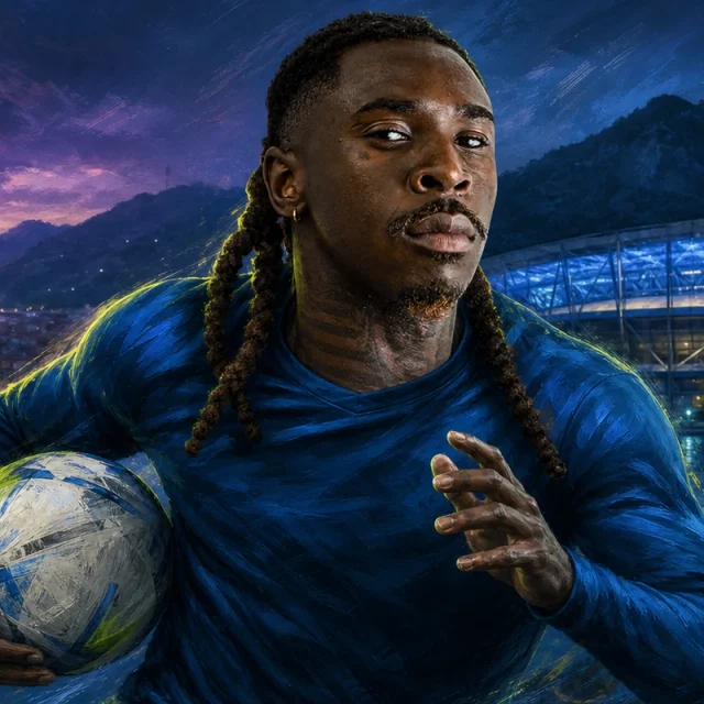 Moise Kean için yapay zekâyla oluşturulmuş portre
