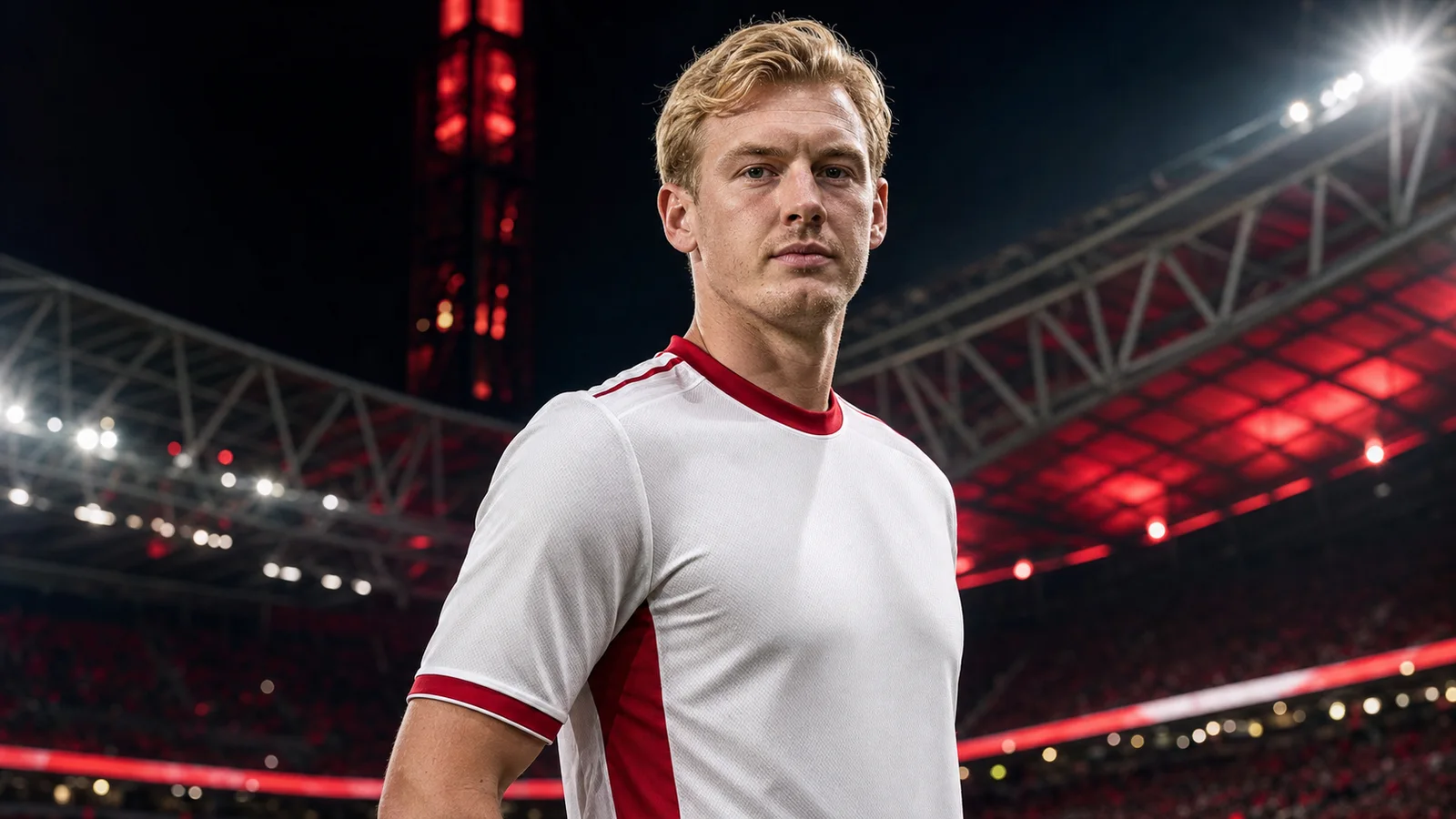 KI-Illustration zur Transfermeldung über Julian Brandt und Ajax Amsterdam