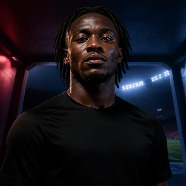 KI-Porträt von Manu Koné