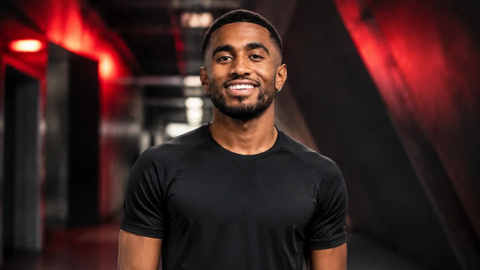 Illustrazione realizzata con IA per la notizia di mercato su Reiss Nelson e Feyenoord