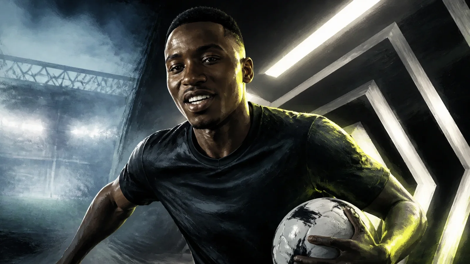 Pape Matar Sarr ve Juventus hakkındaki transfer haberi için yapay zekâyla oluşturulmuş illüstrasyon