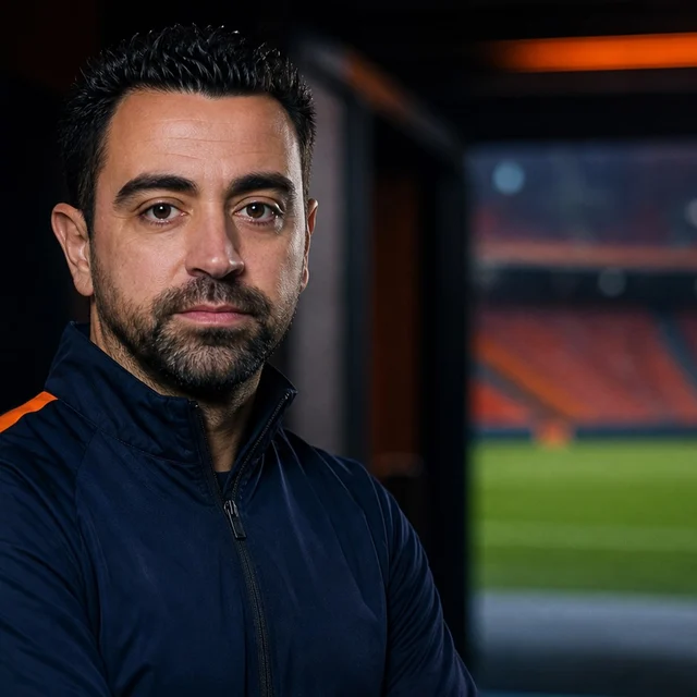AI-generated portrait of Xavi Hernández