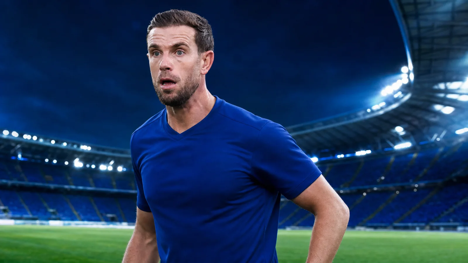 Jordan Henderson ve Chelsea FC hakkındaki transfer haberi için yapay zekâyla oluşturulmuş illüstrasyon