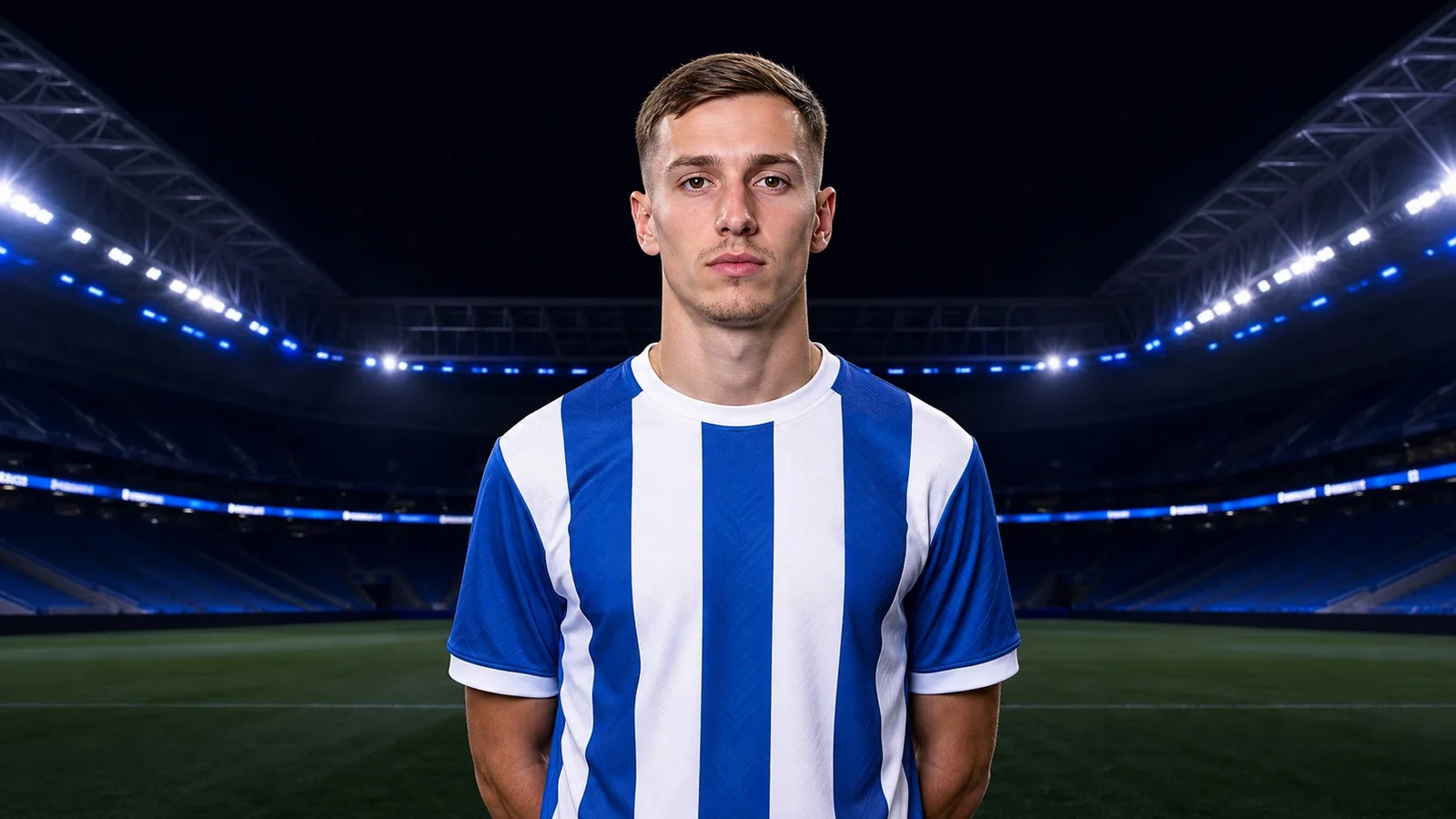 KI-Illustration zur Transfermeldung über Bryan Zaragoza und RCD Espanyol