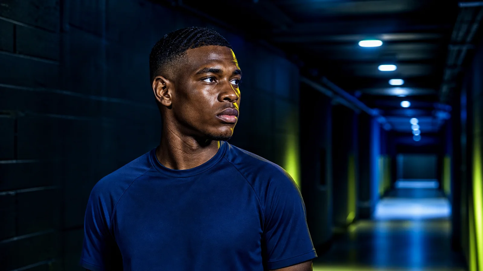 AI-generated illustration for the transfer story about Rayan Philippe and SC Paderborn 07