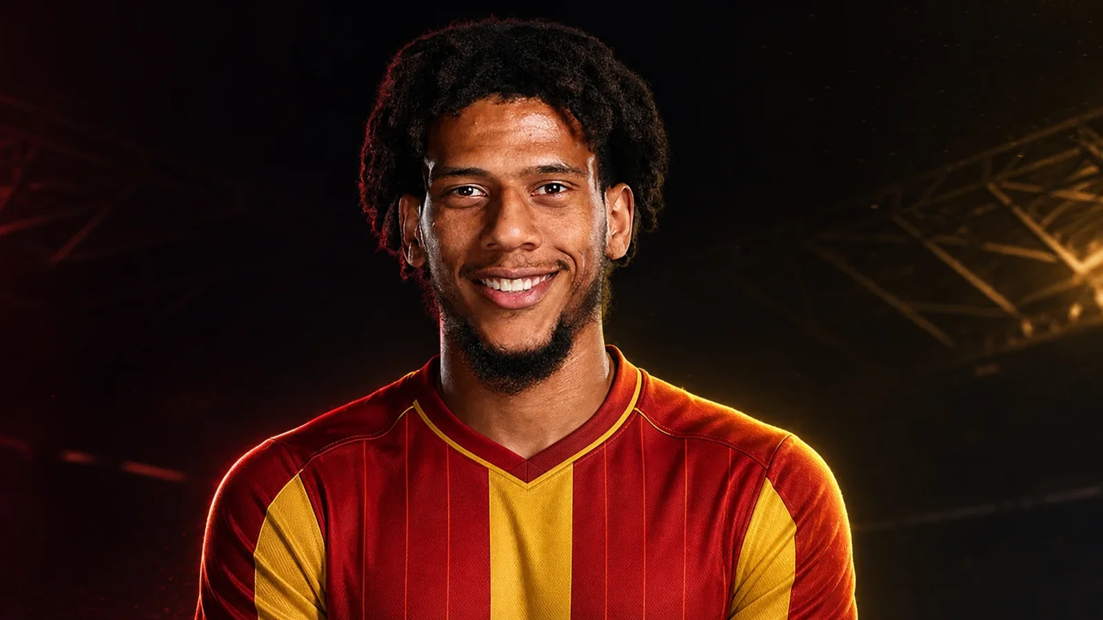 AI-generated illustration for the transfer story about Jean-Clair Todibo and RC Lens