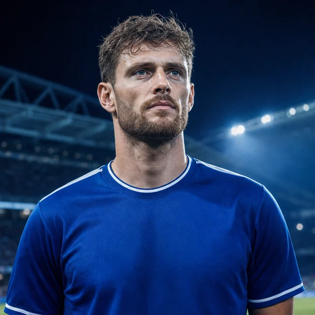 Christian Nørgaard için yapay zekâyla oluşturulmuş portre