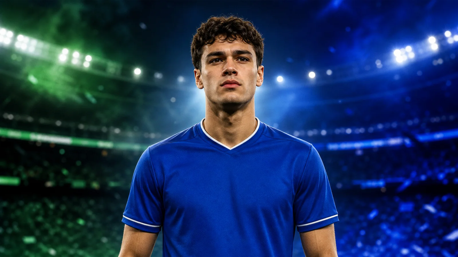 Illustrazione realizzata con IA per la notizia di mercato su Giovanni Reyna e RC Strasbourg