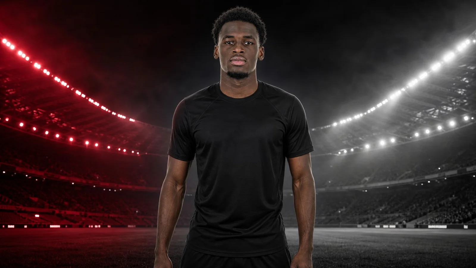 Illustrazione realizzata con IA per la notizia di mercato su Ernest Poku e Beşiktaş JK