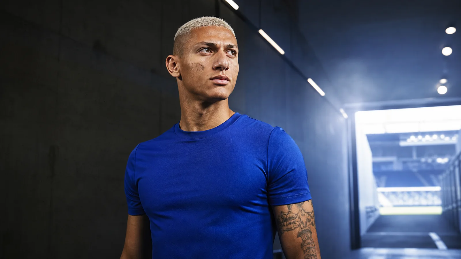 Richarlison ve Everton FC hakkındaki transfer haberi için yapay zekâyla oluşturulmuş illüstrasyon
