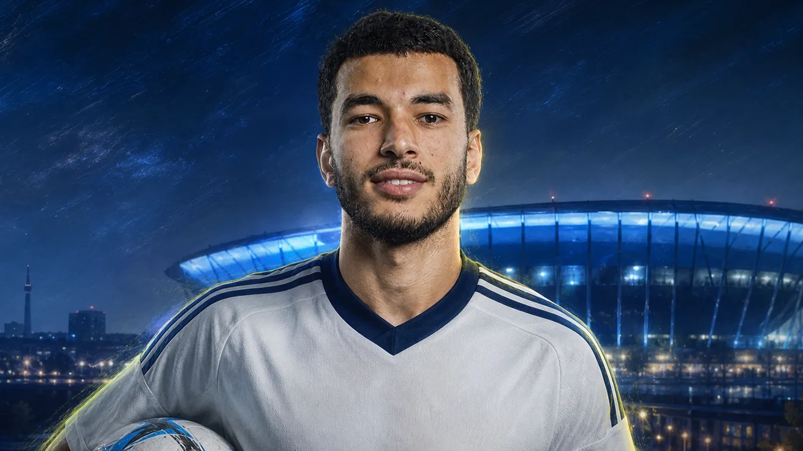 AI-generated illustration for the transfer story about Zakaria El Ouahdi and Hamburger SV