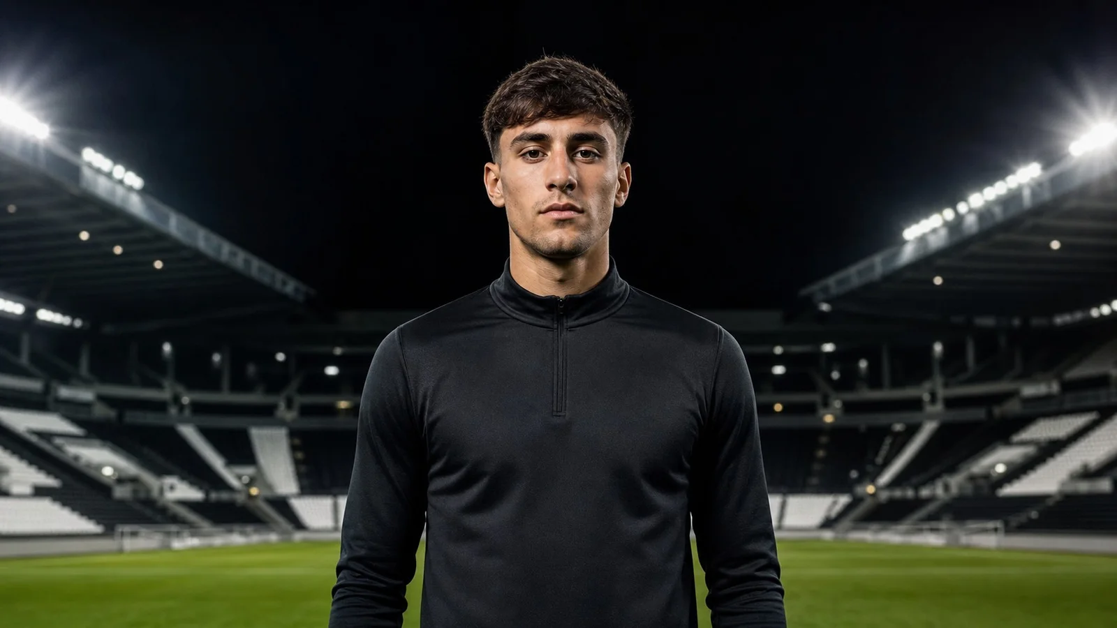 KI-Illustration zur Transfermeldung über Nico González und Newcastle United