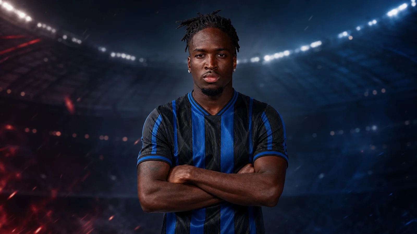 Jonathan Rowe ve Atalanta hakkındaki transfer haberi için yapay zekâyla oluşturulmuş illüstrasyon