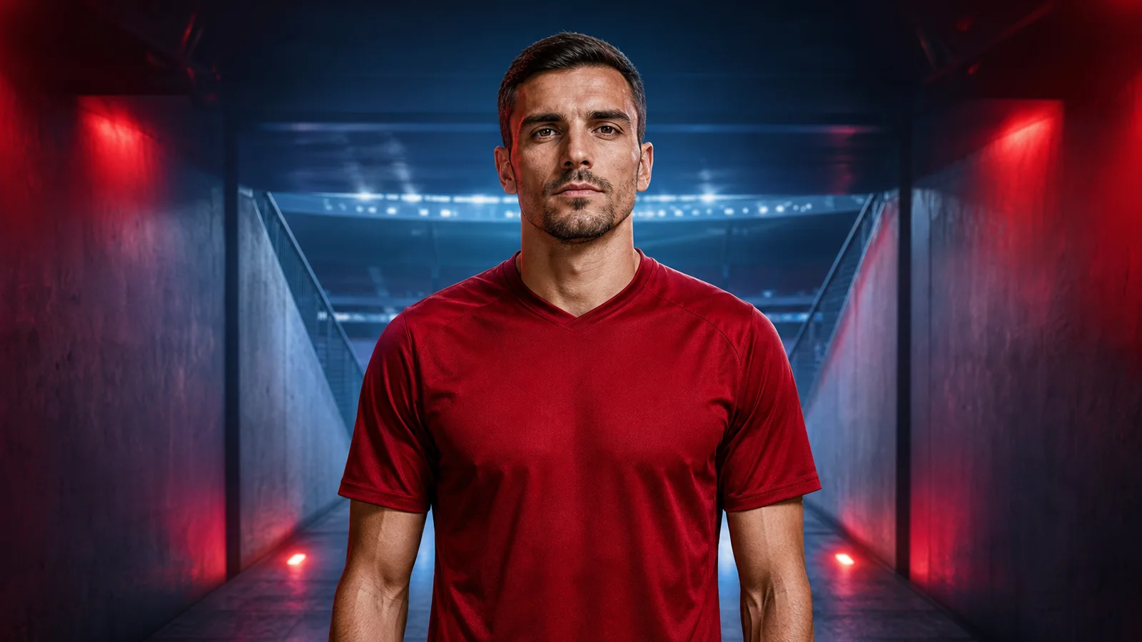 KI-Illustration zur Transfermeldung über João Palhinha und Benfica Lissabon