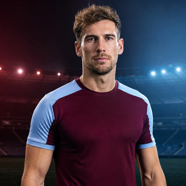 Ritratto realizzato con IA di Leon Goretzka