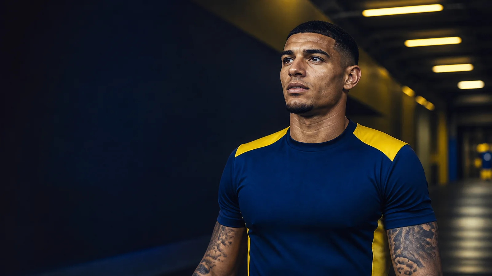 AI-generated illustration for the transfer story about Diego Carlos and Parma