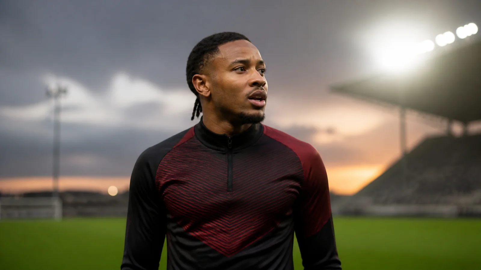 AI-generated illustration for the transfer story about Christopher Nkunku and Galatasaray Istanbul