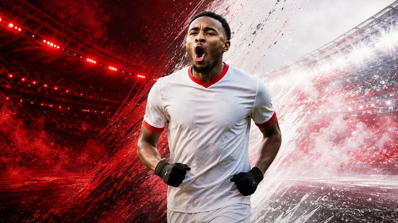 Christopher Nkunku ve RB Leipzig hakkındaki transfer haberi için yapay zekâyla oluşturulmuş illüstrasyon